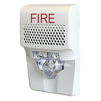 Kidde EG1AVWF Genesis LED EG1 Compact Wall Horn/Strobe, 15-75cd, FIRE Marking, White