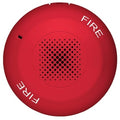Edwards Signaling EGCARF Genesis EGC Ceiling Horn, Red, FIRE Marking. Room Side Wiring Plate Included