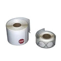 HID EL-DYMO-30911 EasyLobby Self-Expiring Adhesive Badge Roll, Roll of 250, Black and White