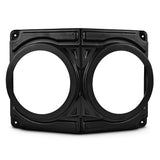 Universal Overhead Flat Mount Pod For Two 6.5" Speakers - Great for ATVs, UTVs, Golf Carts, Boats - front view | Silarius