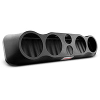 35' High Density ABS Universal Speakers Enclosure 4 X 6.5' and 2 x 3' Tweeters - front view | Silarius