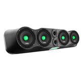35' High Density ABS Universal Speakers Enclosure 4 X 6.5' and 2 x 3' Tweeters - side view | Silarius