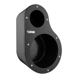 High Density Abs 2-Way Universal Pod 1 X 6.5' Loudspeaker and 1 x 1.5' Tweeter - rear view | Silarius