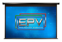 Elite Screens EMX135UWH3 135" EPV Max Retractable Motorized Projection Screen, MaxWhite Fiberglass, Black Case