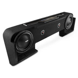 Dodge Ram Down Firing Subwoofer Enclosure with Dream LED Light, Amplifier and Wiring Kit - side view | Silarius