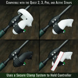 DriVR Elite - Adjustable VR Weighted Golf Club Handle Accessory - Quest 2, 3, 3s, and Pro - For GOLF+