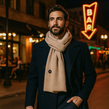 Enso Heated Scarf - Fashion Meets Function - detail view | Silarius