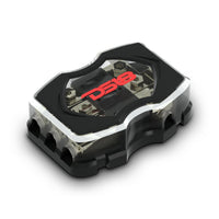 ANL Distribution Fuse Holder 1X0-GA In 3X4-GA Out with 3 X 150A Fuse - front view | Silarius