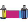 HID FARGO 45200 ECO YMCKO Full-Color with Resin Black and Clear Overlay Panel for DTC4500E, 500 Images