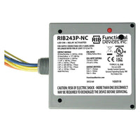 Functional Devices RIB243P-NC Enclosure Relay, 20A, 3-Pole Single Throw, 24VDC