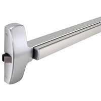 Falcon 25-R-EO-US28-3'-299-US19-PB=US Rim Exit Device with 299 Strike and Flat Black Trim, Anodized Aluminum