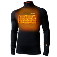 FlexCore Men's Heated Base Layer Shirt - Dual Control - front view | Silarius