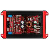 GEN-X Full-Range Class D 4-Channel Amplifier | 4 x 90W RMS @ 4-Ohm - side view | Silarius