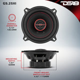 GEN-X 5.25' 2-Way Coaxial Speakers 45 Watts Rms 4-Ohm - detail view | Silarius