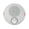 Kidde GCHFWF-S2VMCH High Fidelity Ceiling Speaker-Strobe, "Fire" Marking, Clear Lens, 95, 115, 150, or 177 cd, 25V, Selectable Wattage, White