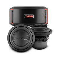 Bass Package - Pair of 6.5' Subwoofer ZXI6.2D and Amplifier GEN-X1200.1 - front view | Silarius