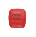 Gentex GHLFW Low Frequency Horn, 24VDC 520Hz Square Wave Audible, White