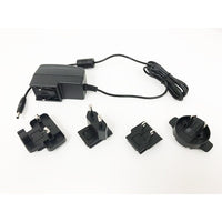 Gefen EXT-PS52AIP-1.3-6-AL 5VDC Power Supply, 2A, 3.5 / 1.3mm DC Plug, Interchangeable AC Plugs (US, UK, EU, AU)
