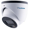 GeoVision 84-GEBF482-2F10 GV-GEBF4802 Series 4MP AI Eyeball Dome IP Camera, 2.8mm Lens, IR and Warm LED, IP67, IK10