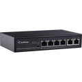 GeoVision GV-APOE0400 6-Port 10/100 Mbps Unmanaged PoE Switch with 4-Port PoE