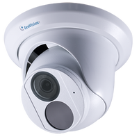 GeoVision GV-EBD8800 AI 8MP H.265 Super Low Lux WDR Pro IR Turret IP Camera, 2.8mm Lens, White