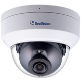 GeoVision GV-TDR8805 8MP H.265 Super Low Lux WDR Pro IR Mini Rugged Dome IP Camera, 2.8mm Fixed Lens, White