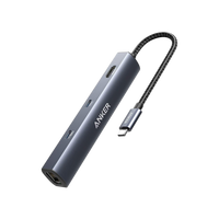 Anker 543 USB-C Hub (6-in-1, Slim) - front view | Silarius