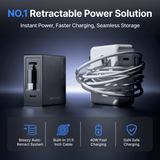 Gitryin Retractable 40W Charger for 3C Devices - detail view | Silarius