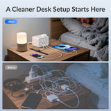 Gitryin Desktop Charging Station 12-in-1 (65W Combo) - side view | Silarius