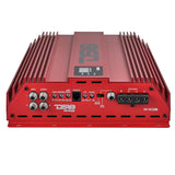 HOOLIGAN KO 1-Channel Amplifier with Voltmeter 5000 Watts Rms @ 1-Ohm Made In Korea - rear view | Silarius