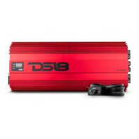 HOOLIGAN KO Red 1-Channel Amplifier with Voltmeter 10000 Watts Rms @ 1-Ohm Made In Korea - front view | Silarius