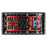 HOOLIGAN KO 1-Channel Amplifier with Voltmeter 8000 Watts Rms @ 1-Ohm Made In Korea - side view | Silarius