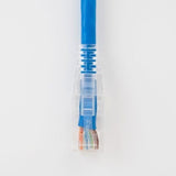 ICC ICPCSM10BL CAT5e Patch Cable, 10' (3.05m), 25-Pack, Clear Boot, Blue