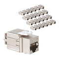 ICC IC107SACA0 CAT6a Shielded Modular Connector, 25 Pack, White