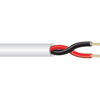 West Penn HA226WH1000 2-Conductor 14 AWG Unshielded CM Rated Audio and Control Cable, White