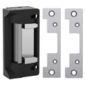 HES 5200C-12/24D-630 Door Electric Strike with Faceplate, 12/24VDC, 0.24/0.12A, 1500 lb Static Load, Satin Stainless Steel