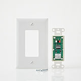 Da-Lite 40975 Low Voltage Wall Switch, White