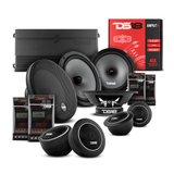 DS18 2008-2021 Honda CR-V Front and Back Doors Speakers Best Upgrade/Replacement Package 1800 Watts - front view | Silarius