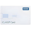 HID 2000HPGGAV iCLASS Card 200, 2k Bits, 2-Application Areas, SIO and standard iCLASS, Sequential Matching Numbering Encoded/Printed, Vertical Slot Punch, Glossy Front and Back, White