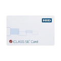HID 3000VGGNN iCLASS SE Smart Card, 2 K Bits (256 Bytes), 13.56 MHz, PVC Clamshell Card, White Gloss Finish, No Slot