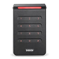 HID 40KNKS-T2-0097MG Signo 40K Contactless Smartcard Keypad Reader with Pigtail Connection, Priority Smart Profile, Black with Silver Trim