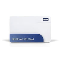 HID 800FNGGNN Composite DesFire EV3 8K, Non-Programmable, Front/Back Glossy, No Number, No Slot
