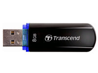 Transcend TS8GJF600 8GB, USB2.0, Flash Drive, MLC, Black