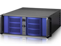 iStarUSA D-400-BLUE 4U Rackmount Chassis with Blue Doors