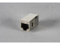 Black Box FM608 CAT6 Coupler - Shielded, Straight-Pin, Silver