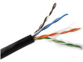 Weltron T2404L5EP-BK 1000FT BLACK CAT5E PLENUM 350MHZ UTP CMP