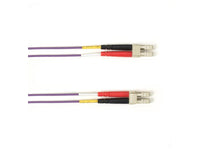 Black Box FOCMRM4-007M-LCLC-VT OM4 MM FO Patch Cable Duplx, PVC, Violet, Lclc, 7 Meters