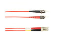 Black Box FOLZHM4-005M-STLC-RD OM4 MM FO Patch Cable Duplx, Lszh, RED, STLC