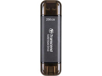Transcend TS256GESD310C 256GB, External SSD, ESD310C, USB 10Gbps, Type C/A , Black