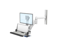 GCX WMS-0003-03 Wall Mount System, Adjustable Height, 14 Extension, VESA, Folding Keyboard